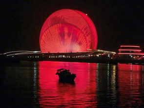 珠海大劇院夜景照明工程設(shè)計(jì),建筑燈光與環(huán)境和諧對話